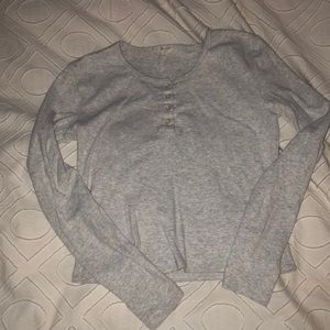 Brandy Melville fitted long sleeve top
